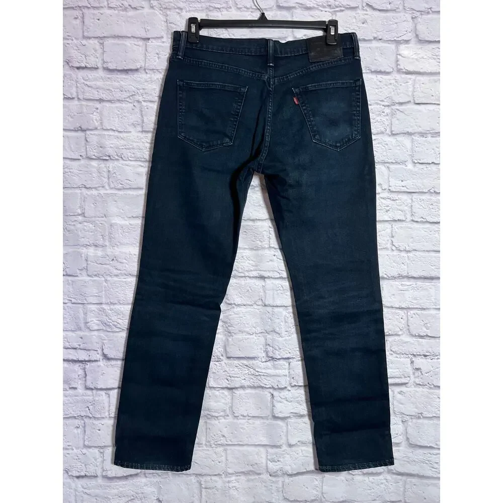 Levi's 511 Slim Fit Jeans 34x32 Dark Blue Stretch Denim 5 Pocket